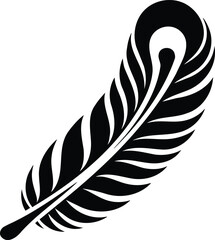 Obraz premium Ancient Egyptian Feather Symbol