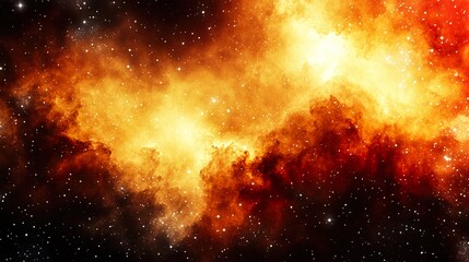 Fototapeta premium Glowing Nebula Cloud