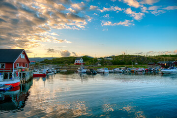 Obraz premium Ballangen is a municipality located in the northwest of Nordland province in Norway. The municipality borders Narvik to the east.