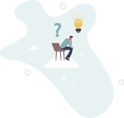 Problem solving skill, critical thinking or finding solution to solve problem, answer question, creativity or imagination, character life .