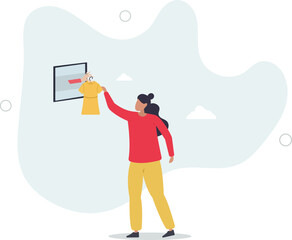 Online e-commerce make customers to quickly buy products, attract shoppers, online stores make shopping experience quick, character life .