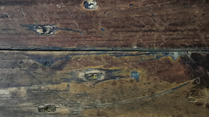 Old wooden texture for background that has natural cracks.