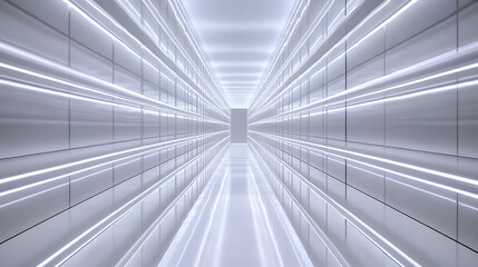 Obraz premium Modern minimalist hallway