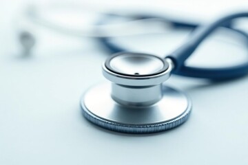 Close-up of a stethoscope on a white background, vet concept , white background, healthcare, doctor