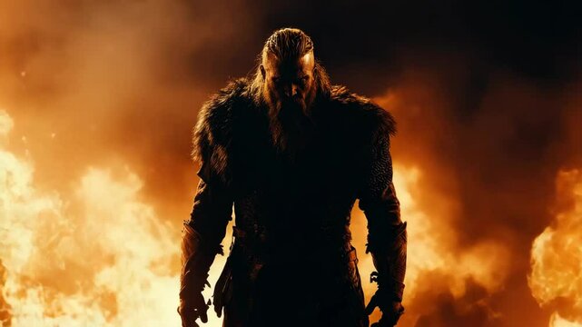 Dark Medieval Witch Lair with Viking Warriors