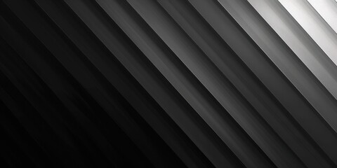 Obraz premium Abstract dark fluid waves in smooth black tones. Minimalistic design for modern backgrounds and prints. Background image of black and white fabric pattern flowing and floating at background. AIG51.