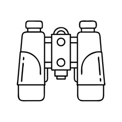binoculars icon, binoculars vector illustration-simple illustration of binoculars, perfect for binoculars logos and icons