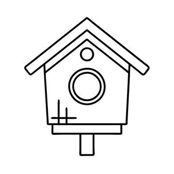 recommend clip art: birdhouse icon, birdhouse vector illustration-simple illustration of birdhouse, perfect for birdhouse logos and icons