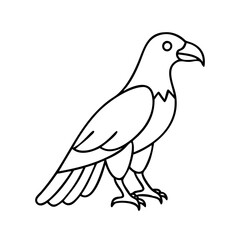 Fototapeta premium bird of prey icon icon, bird of prey icon vector illustration-simple illustration of bird of prey icon, perfect for bird of prey icon logos and icons