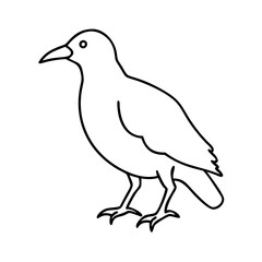 bird silhouette icon, bird silhouette vector illustration-simple illustration of bird silhouette, perfect for bird silhouette logos and icons