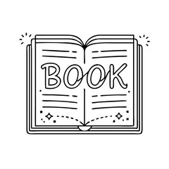 book with gold lettering icon, book with gold lettering vector illustration-simple illustration of book with gold lettering, perfect for book with gold lettering logos and icons