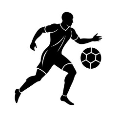 Football Silhouette vector illustration