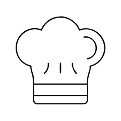 chef s hat icon, chef s hat vector illustration-simple illustration of chef s hat, perfect for chef s hat logos and icons