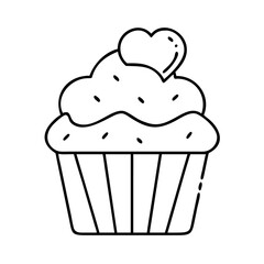 cupcake icon icon, cupcake icon vector illustration-simple illustration of cupcake icon, perfect for cupcake icon logos and icons