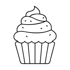 cupcake icon icon, cupcake icon vector illustration-simple illustration of cupcake icon, perfect for cupcake icon logos and icons