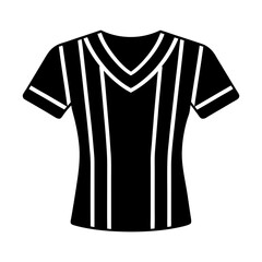 Football Jersey Silhouette vector illustration