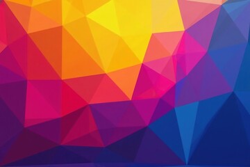 Geometric abstract design with vibrant colors, stylish, cool