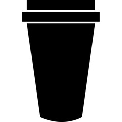 Coffee clip art design on plain white transparent isolated background for card, shirt, hoodie, sweatshirt, apparel, card, tag, mug, icon, poster or badge