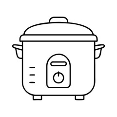 rice cooker icon, rice cooker vector illustration-simple illustration of rice cooker, perfect for rice cooker logos and icons