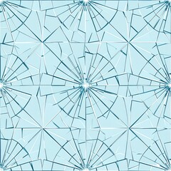 Seamless Broken Glass Texture &ndash; Light Blue Shards