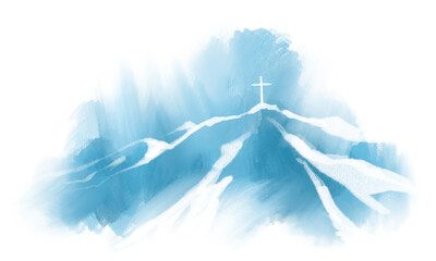 cross drawings for background religious concept illustration Can be applied to media and design work.