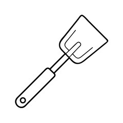 spatula icon, spatula vector illustration-simple illustration of spatula, perfect for spatula logos and icons