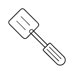 spatula icon, spatula vector illustration-simple illustration of spatula, perfect for spatula logos and icons