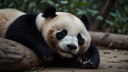 Fototapeta premium Resting Panda
