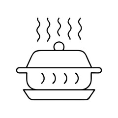 steaming icon icon, steaming icon vector illustration-simple illustration of steaming icon, perfect for steaming icon logos and icons