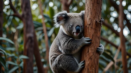 Fototapeta premium Koala on Tree