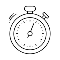 timer or stopwatch icon, timer or stopwatch vector illustration-simple illustration of timer or stopwatch, perfect for timer or stopwatch logos and icons