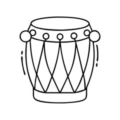 tribal drum icon, tribal drum vector illustration-simple illustration of tribal drum, perfect for tribal drum logos and icons