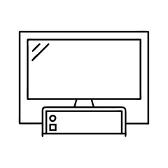 tv mounted on wall icon, tv mounted on wall vector illustration-simple illustration of tv mounted on wall, perfect for tv mounted on wall logos and icons