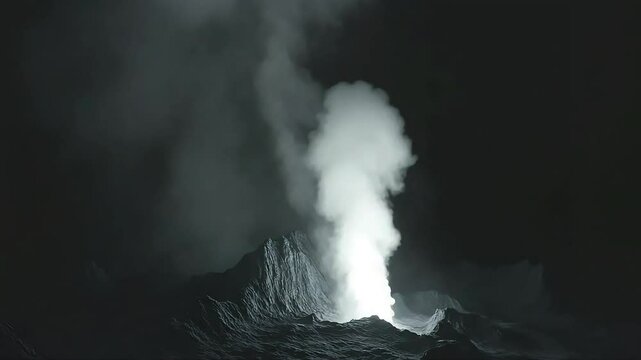 Abstract volcanic vent