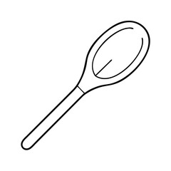 wooden spoon icon, wooden spoon vector illustration-simple illustration of wooden spoon, perfect for wooden spoon logos and icons