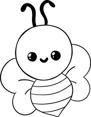 Honey Bee Outline
