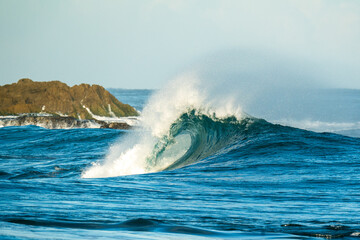 Wave. Barceloneta, Puerto Rico