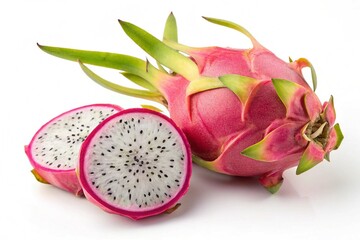 dragon fruit isolated on white background