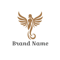 Fototapeta premium This vector design showcases an eagle with prominent wings, a powerful bird symbol often used in business logos and tattoo art as an iconic animal silhouette