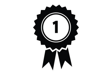 award medal icon collection.  certified medal,  Certified badge vector illustration.