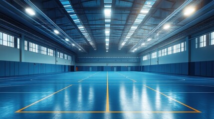 Fototapeta premium Spacious indoor sports hall