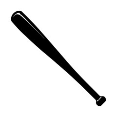 Baseball Bat Silhouette vector illustration