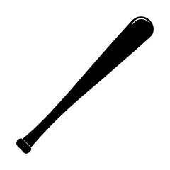 Baseball Bat Silhouette vector illustration
