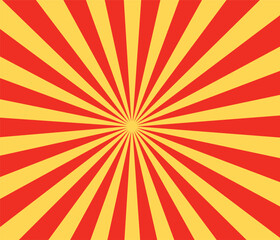 Abstract striped background. Yellow-red pattern. Spiral background. Twirling background.