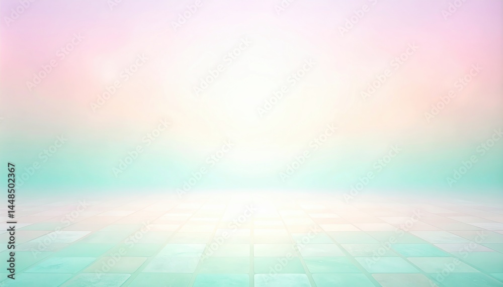 Poster calm colorful gradient background studio setting digital art minimalistic environment soft glow abst