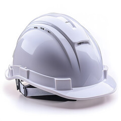 Fototapeta premium High-Quality White Safety Helmet Ready for Use