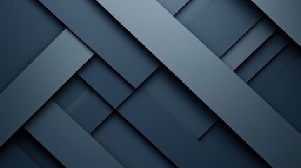 Abstract geometric design in dark blue shades, layered rectangles creating depth and texture, ideal for modern backgrounds.