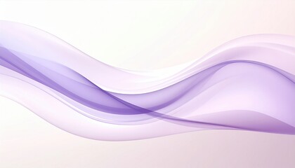 Flowing purple waves abstract art digital creation minimalist design serene background elegant viewpoint visual harmony