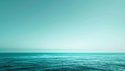 Obraz premium Calm ocean wave action coastal horizon scenic photography tranquil environment aerial view nature's serenity