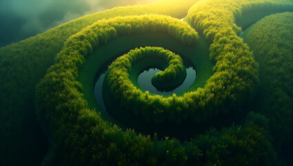 Plantation Abstract Background Organic plant Green Farm Aerial Tea Field Art